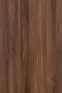 Holomey Walnut Edge Grain Contact Paper Faux Wood Texture Decoration Wallpaper Peel and Stick Countertop Cabinet Vinyl Sti...