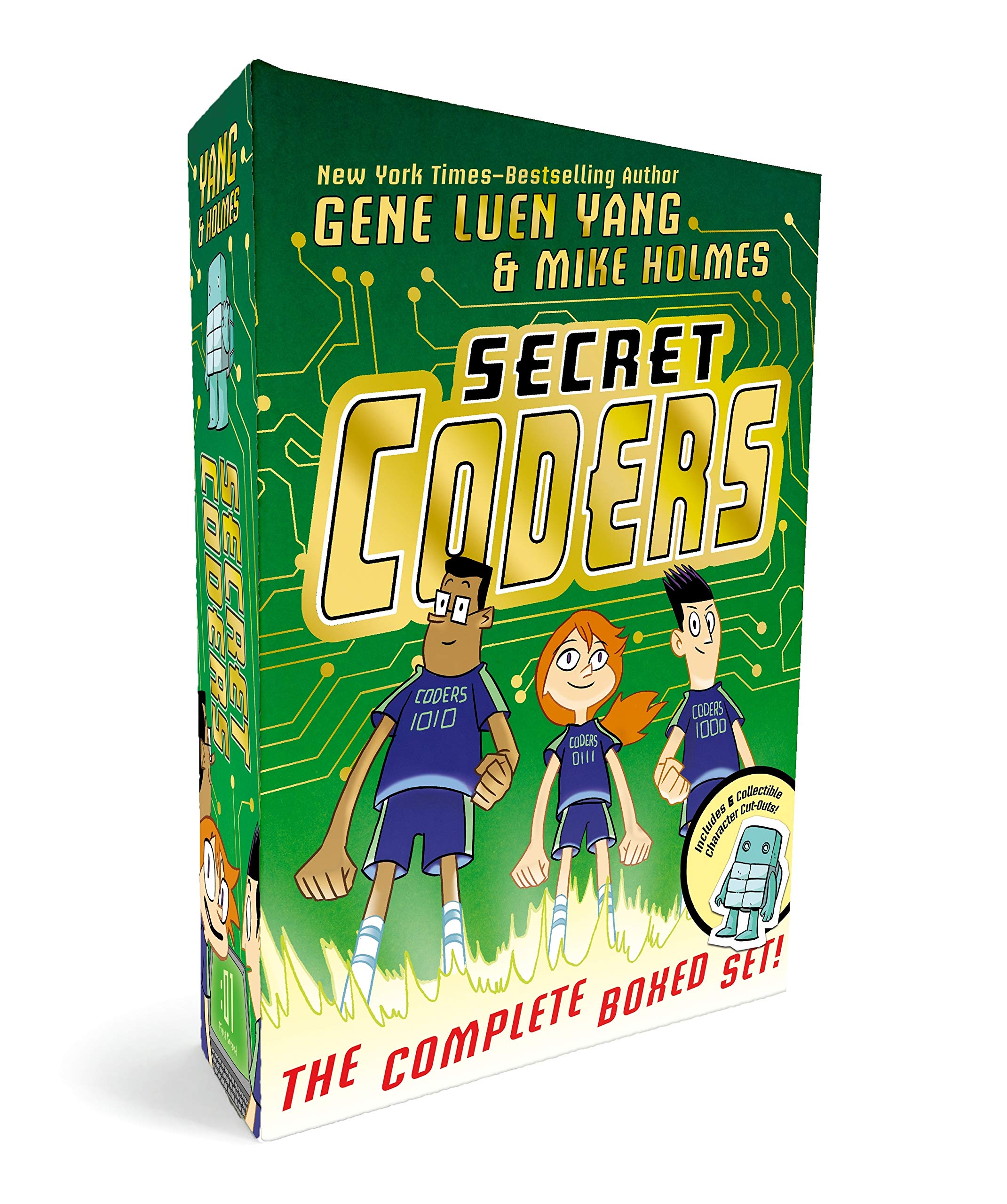 Gene Luen YangFirst Second Secret Coders: The Complete Boxed Set: (Secret Coders, Paths & Portals, Secrets & Sequences, Robots & Repeats, Potions & Parameters, Monsters & Modules)