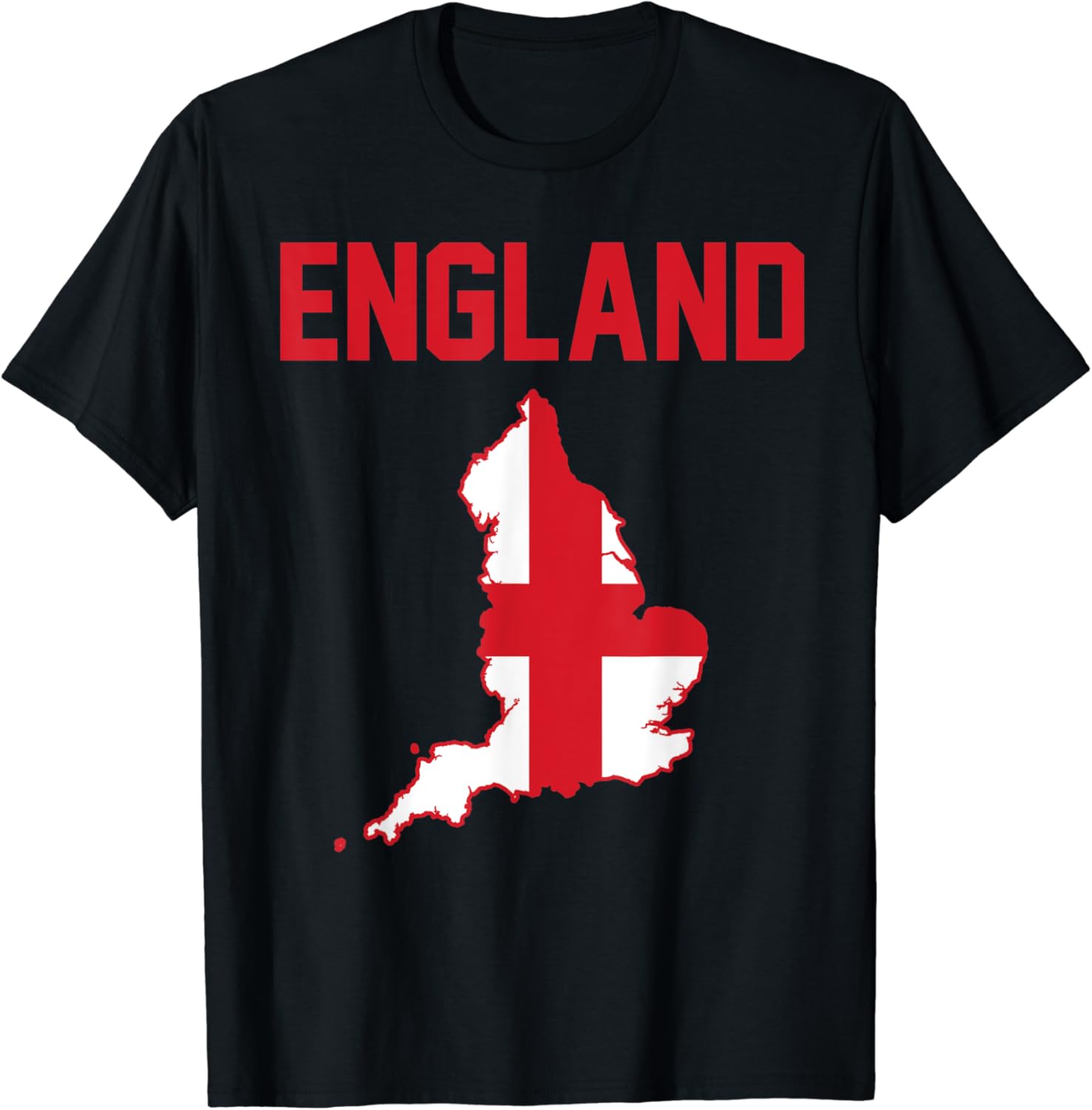 England with Map and Flag T-Shirt : Amazon.co.uk: Fashion