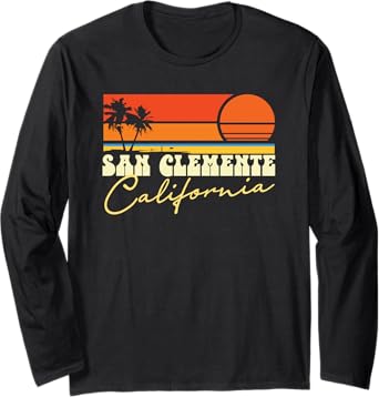 San Clemente California Long Sleeve T-Shirt