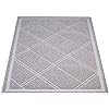 Amazon Basics Less-Mess Cat Litter Box Mat, Unscented, 24" x 35", Grey