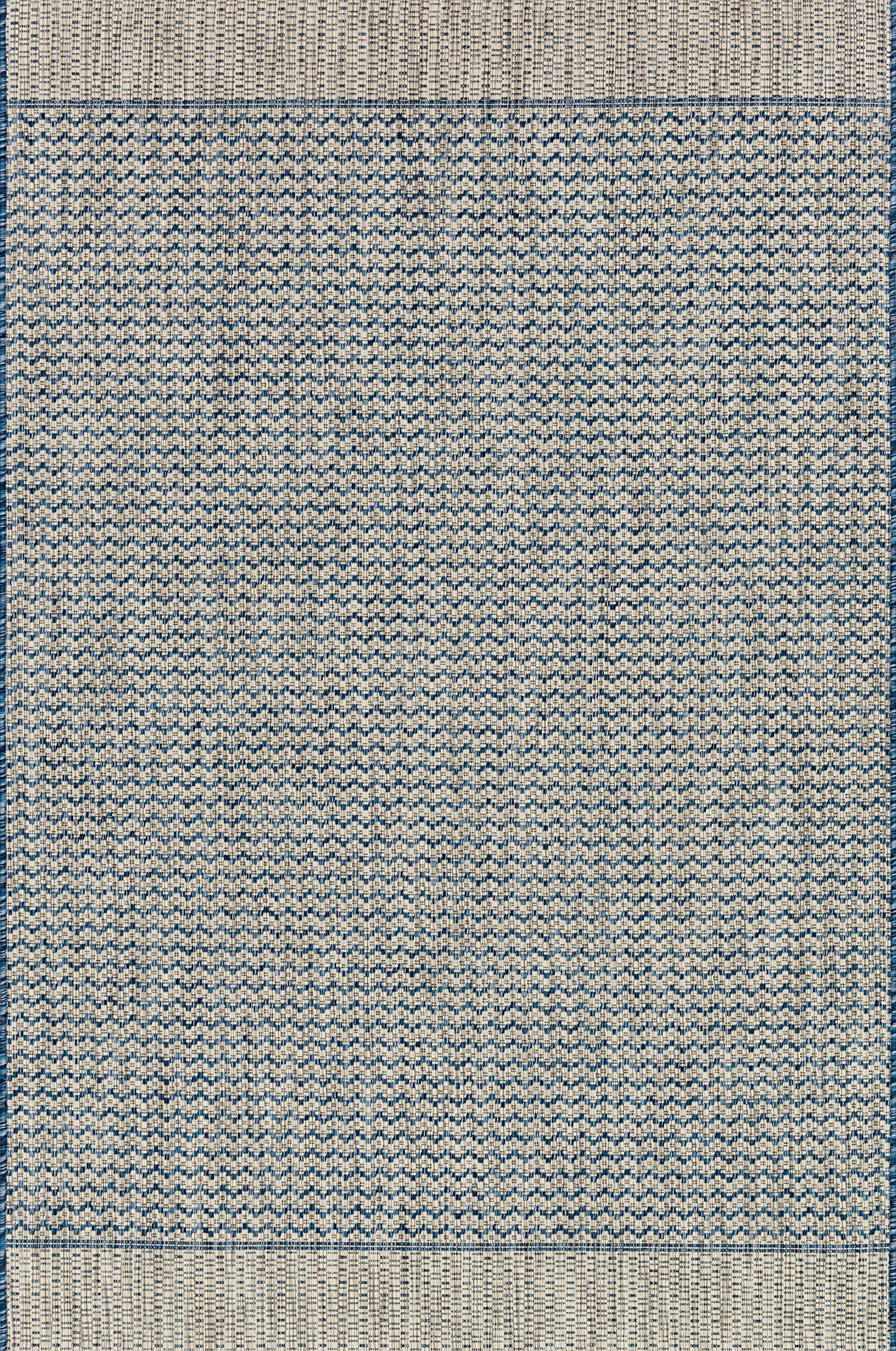 Loloi ISLE Area Rug, 5' 3" x 7' 7", Grey/Blue