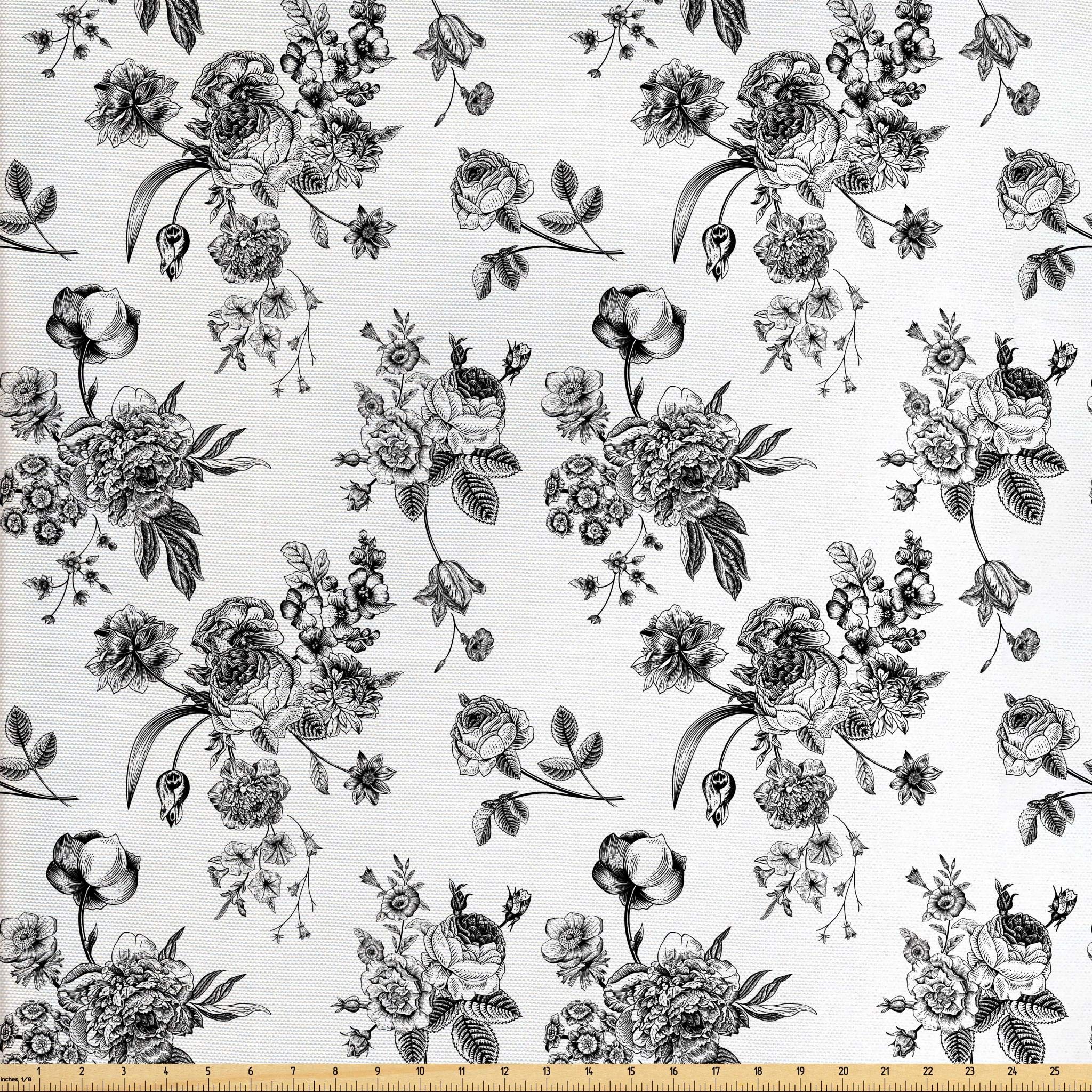 Black and white vintage patterns