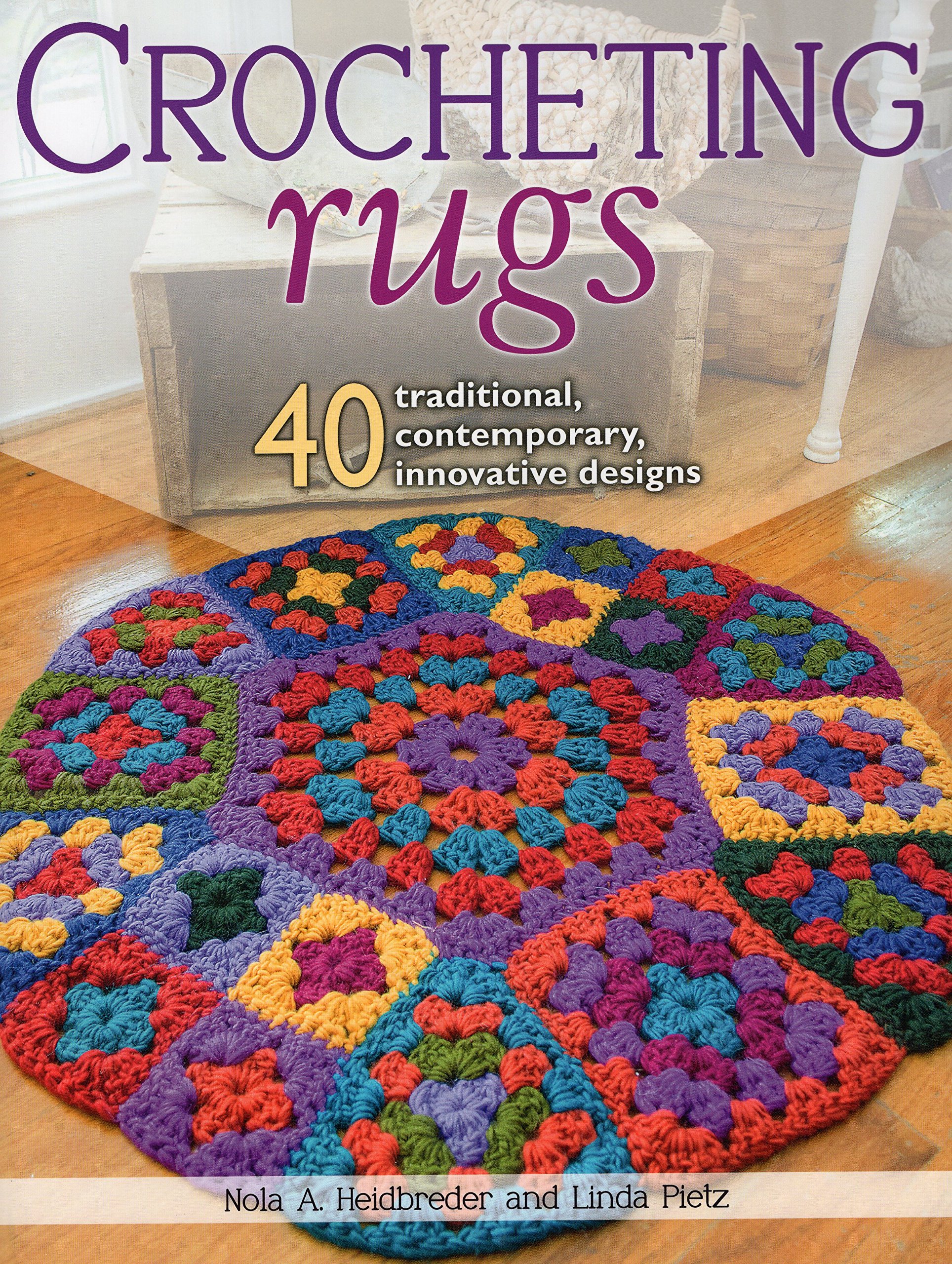 Fabric crochet rug