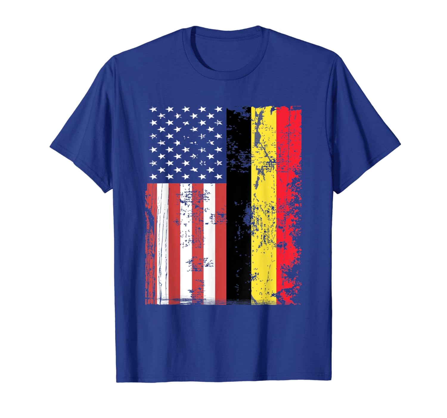 Vintage American Belgium Flag Patriot USA Belgian Tee-TH