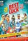 Jazzy B., Simran Kaur Mundi, Binnu Dhillon, Gurpreet Grewal, and Gippy Grewal in Best of Luck (2013)