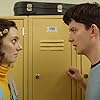 Asa Butterfield and Tanya Reynolds in Sex Education (2019)