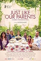 Clarisse Abujamra, Cazé, Maria Ribeiro, Paulo Vilhena, and Sophia Valverde in Just Like Our Parents (2017)