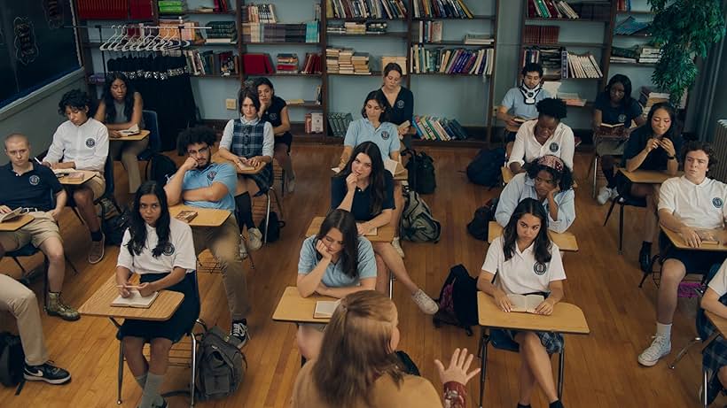 Maddie Lucas, Abigail Choi Arader, Samantha Williams, Zoë Bowen Smith, Meredith Handerhan, and Jesse Castellanos in Jesus Would Have Loved Punk Rock