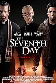 Guy Pearce, Stephen Lang, and Vadhir Derbez in The Seventh Day (2021)