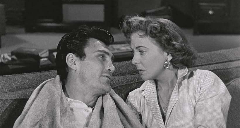 Jack Palance and Ida Lupino in The Big Knife (1955)