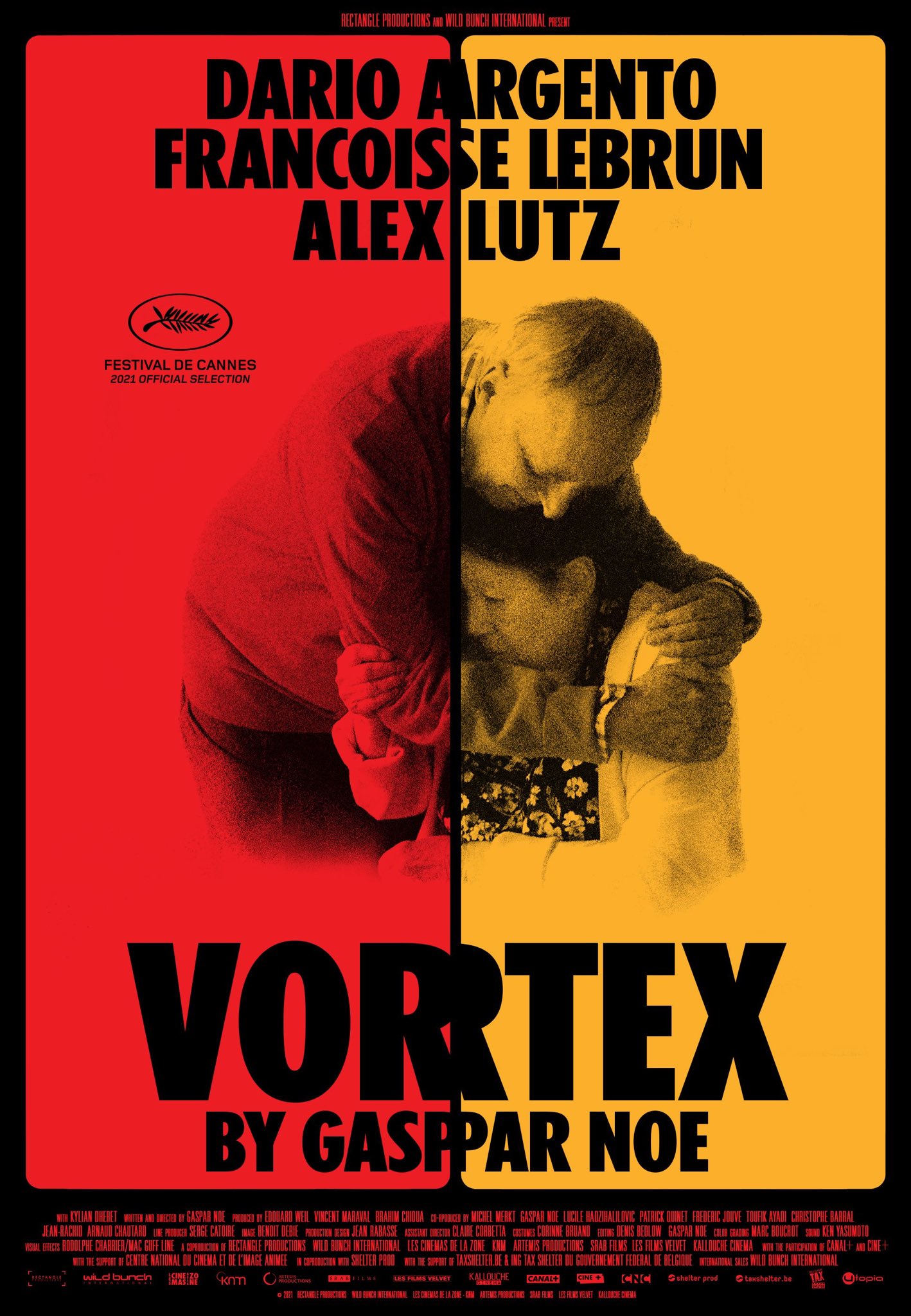 Dario Argento and Françoise Lebrun in Vortex (2021)