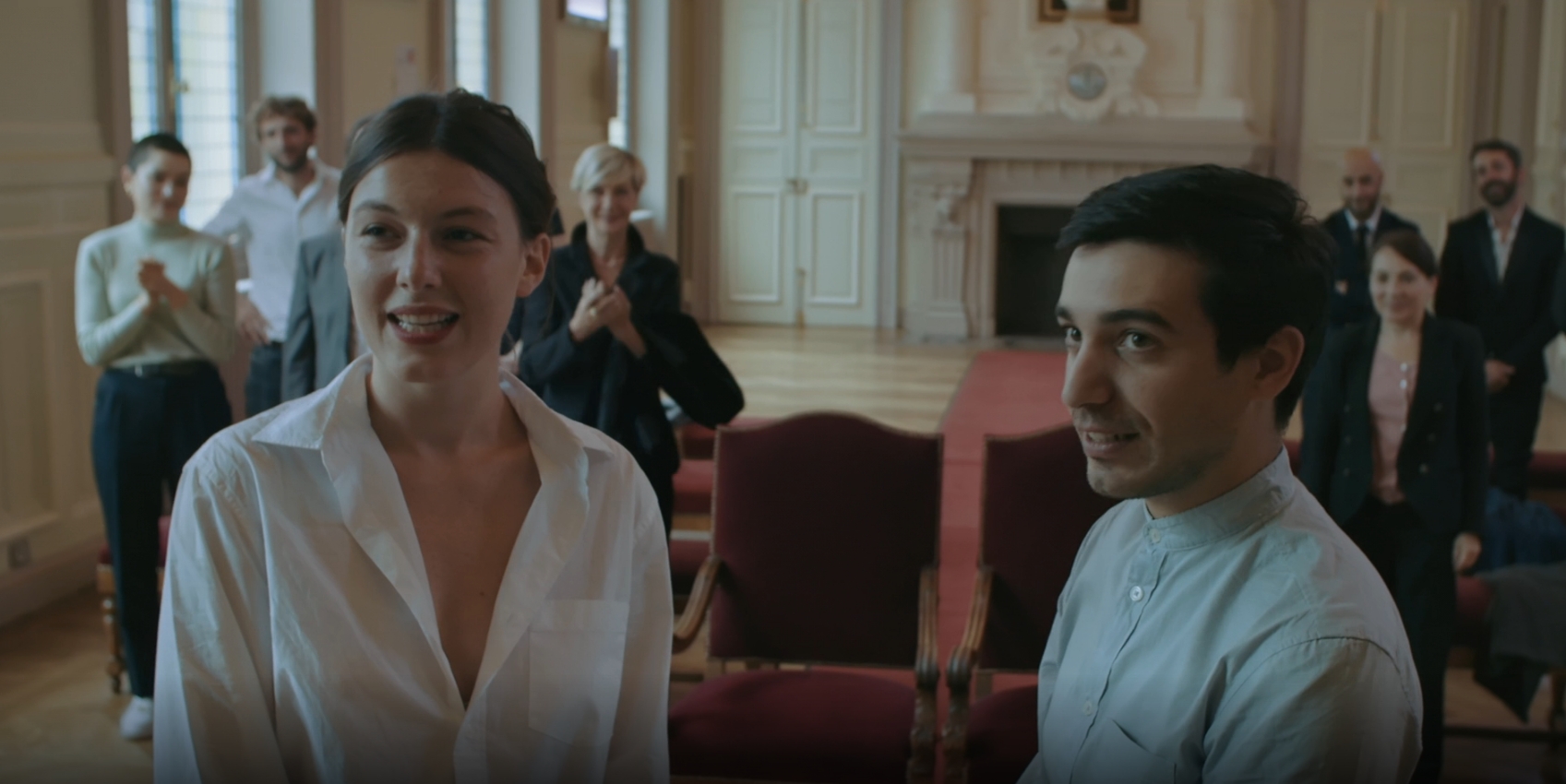 Aurélien Gabrielli and Louise Chevillotte in The World After Us (2021)