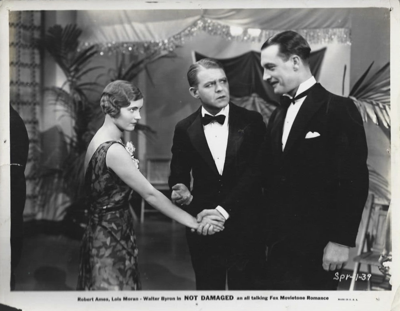 Robert Ames, Walter Byron, and Lois Moran in Not Damaged (1930)