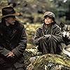 John Cusack, Meredith Salenger, and Jed in The Journey of Natty Gann (1985)