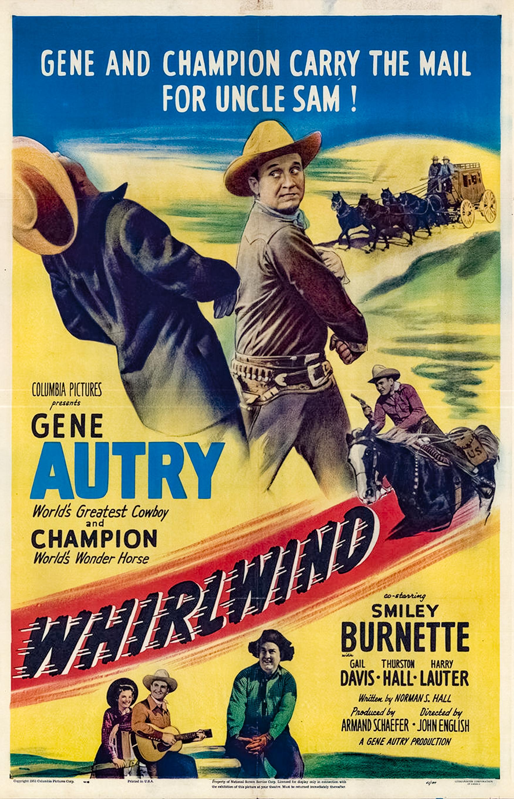 Gene Autry in Whirlwind (1951)