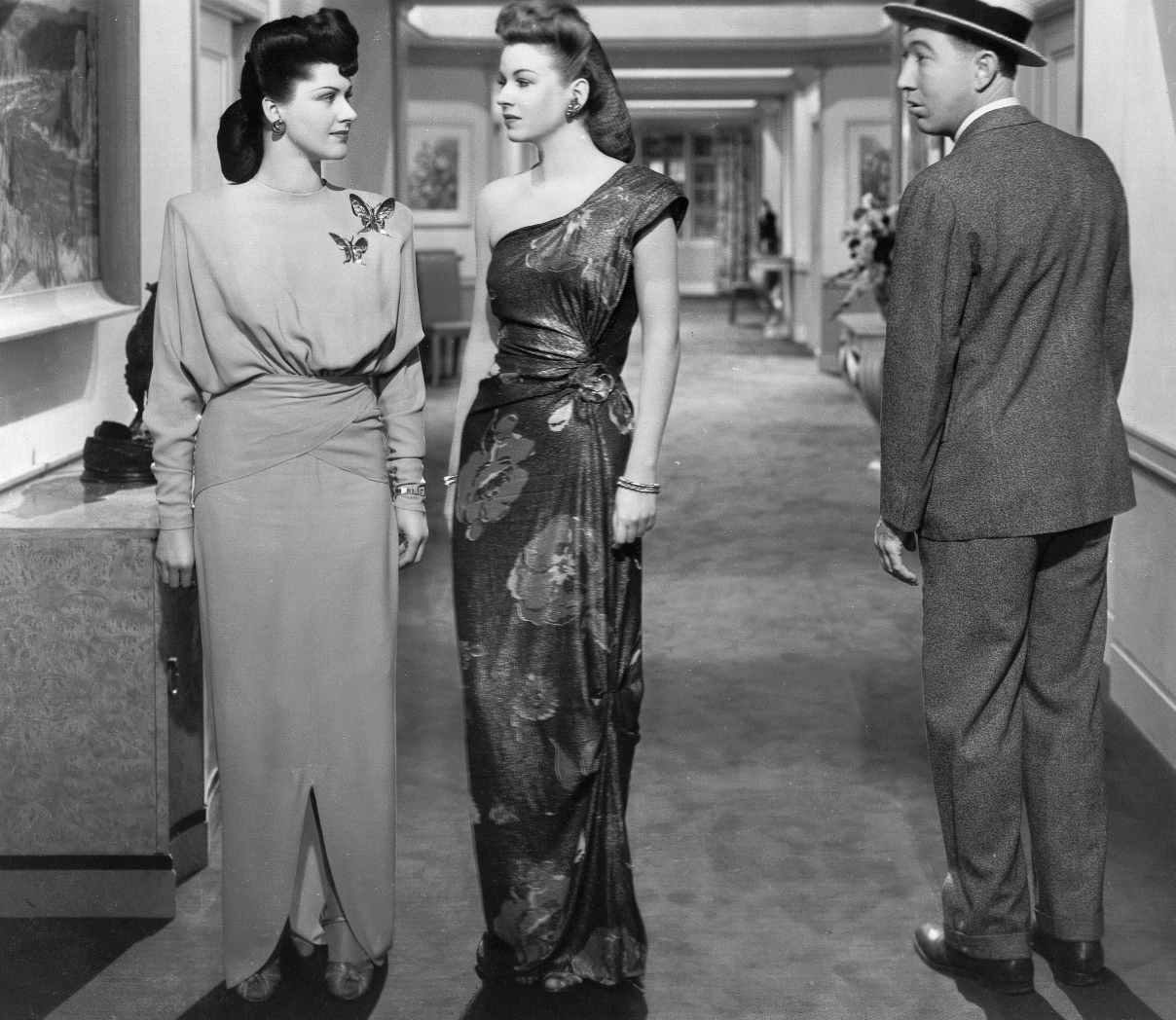 Ann Adams, Beverly Haney, and Rags Ragland in Her Highness and the Bellboy (1945)