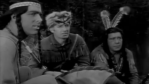 Lon Chaney Jr. and John Hart in Hawkeye and the Last of the Mohicans (1957)