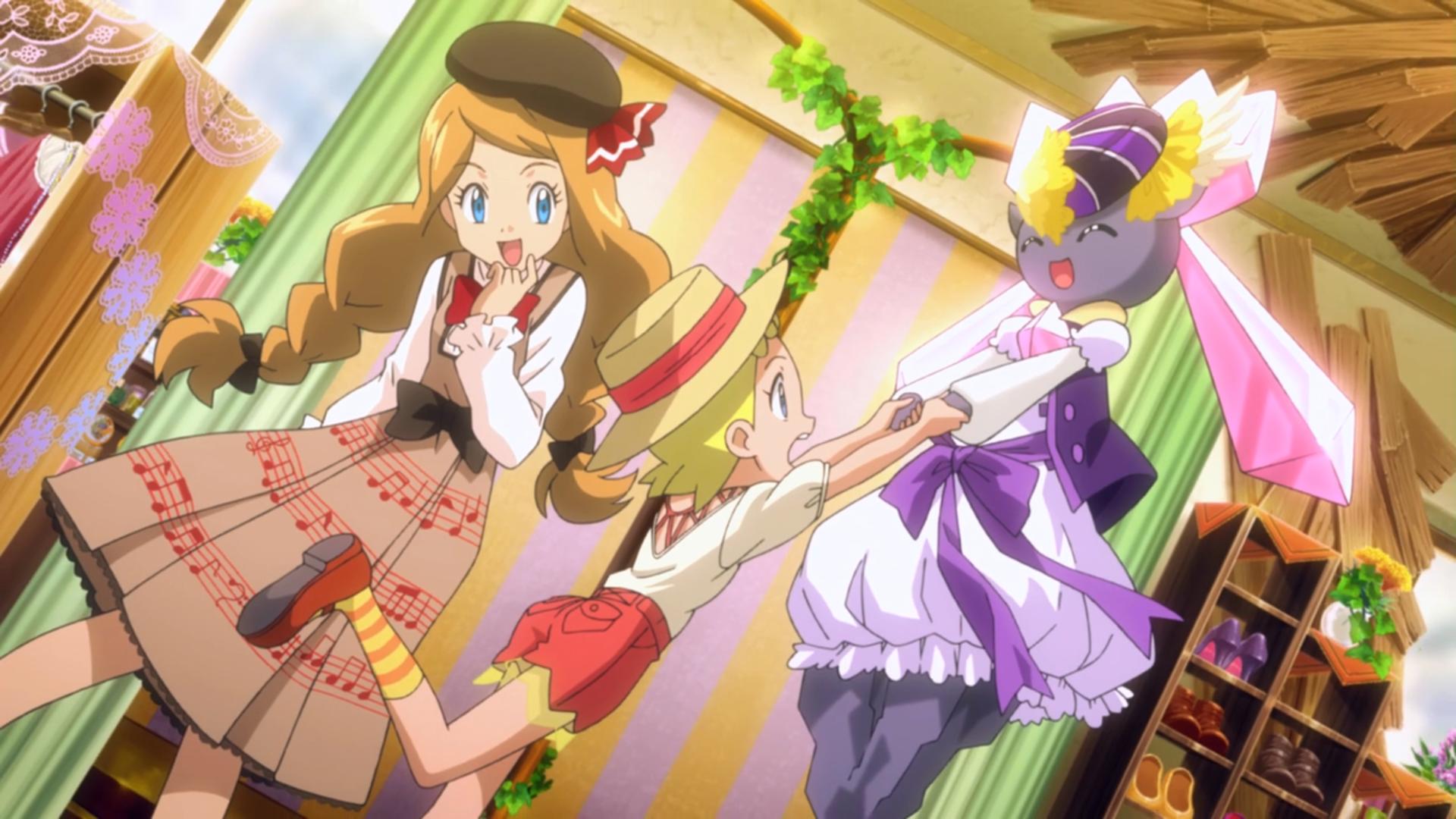 Haven Burton Paschall, Caitlin Glass, and Alyson Leigh Rosenfeld in Pokémon the Movie: Diancie and the Cocoon of Destruction (2014)