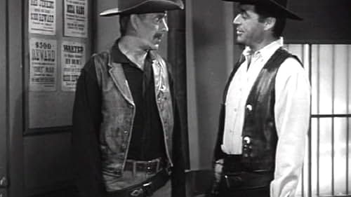 Rory Calhoun and Reed Hadley in The Texan (1958)