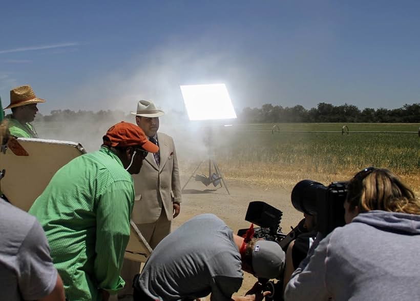 Lyndon Barrois shooting The Lift (2011).