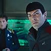 Zachary Quinto and Anton Yelchin in Star Trek Beyond (2016)