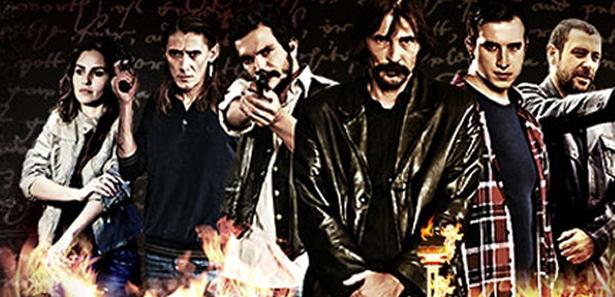 Sanem Çelik, Nejat Isler, Erdal Besikçioglu, Fatih Artman, Inanç Konukçu, and Berkan Sal in Behzat Ç.: Ankara Is on Fire (2013)