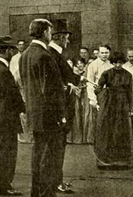 Mary Fuller, Marc McDermott, and Charles Ogle in The Convict's Parole (1912)