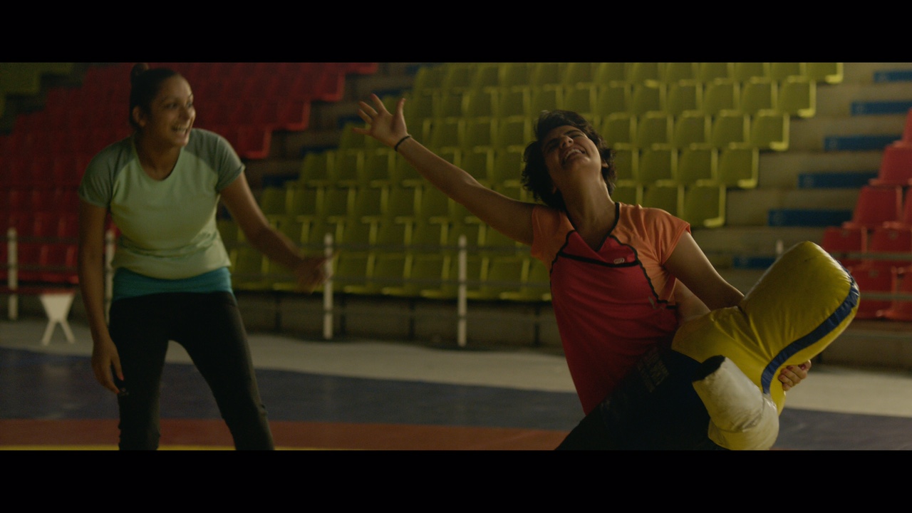 Fatima Sana Shaikh and Meenu Prajapati in Dangal (2016)