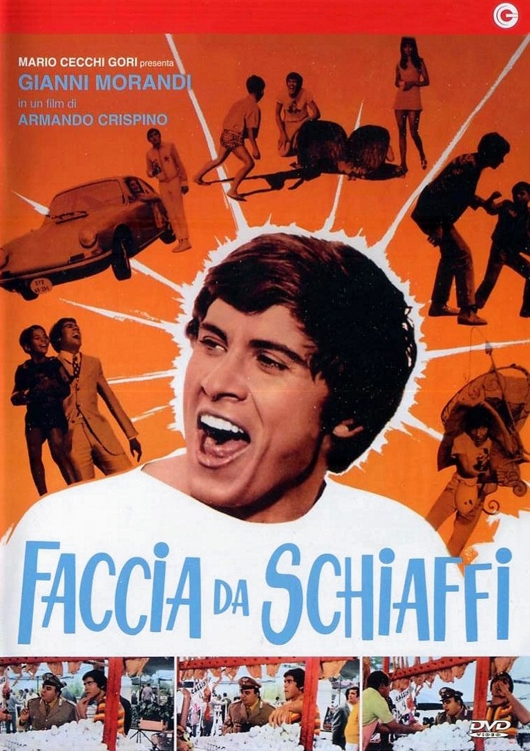 Enzo Cannavale, Duilio Cruciani, Grit Freyberg, Gianni Morandi, and Luca Sportelli in Faccia da schiaffi (1969)