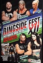 Nic Nemeth, Kevin Steen, Colby Lopez, C.J. Perry Barnyashev, and Saraya-Jade Bevis in WWE at Ringside Fest (2015)