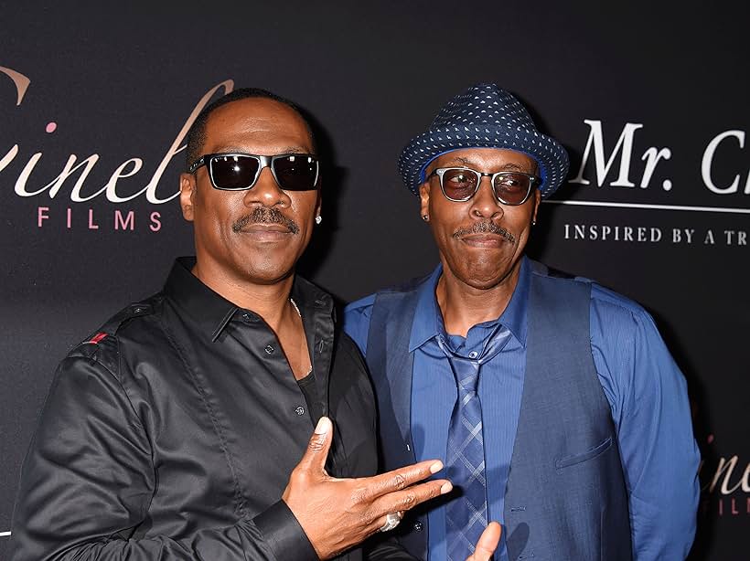 Eddie Murphy and Arsenio Hall at an event for Mr. Church (2016)