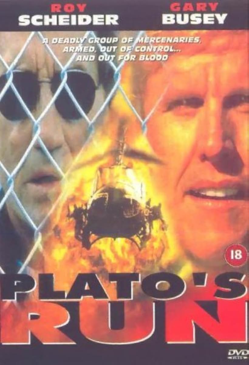 Gary Busey and Roy Scheider in Plato's Run (1997)