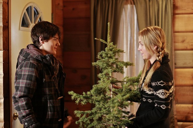 Amber Marshall and Matthew Knight in A Heartland Christmas (2010)