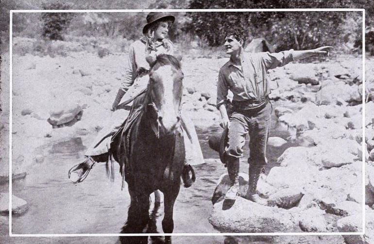 Douglas Gerrard and Marin Sais in The Tragedy of Bear Mountain (1915)