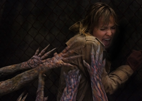 Radha Mitchell and Yvonne Ng in Silent Hill (2006)