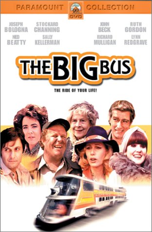 Stockard Channing, Ned Beatty, Sally Kellerman, Lynn Redgrave, Ruth Gordon, Joseph Bologna, and Richard Mulligan in The Big Bus (1976)