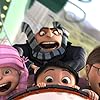 Steve Carell, Miranda Cosgrove, Elsie Fisher, and Dana Gaier in Despicable Me (2010)