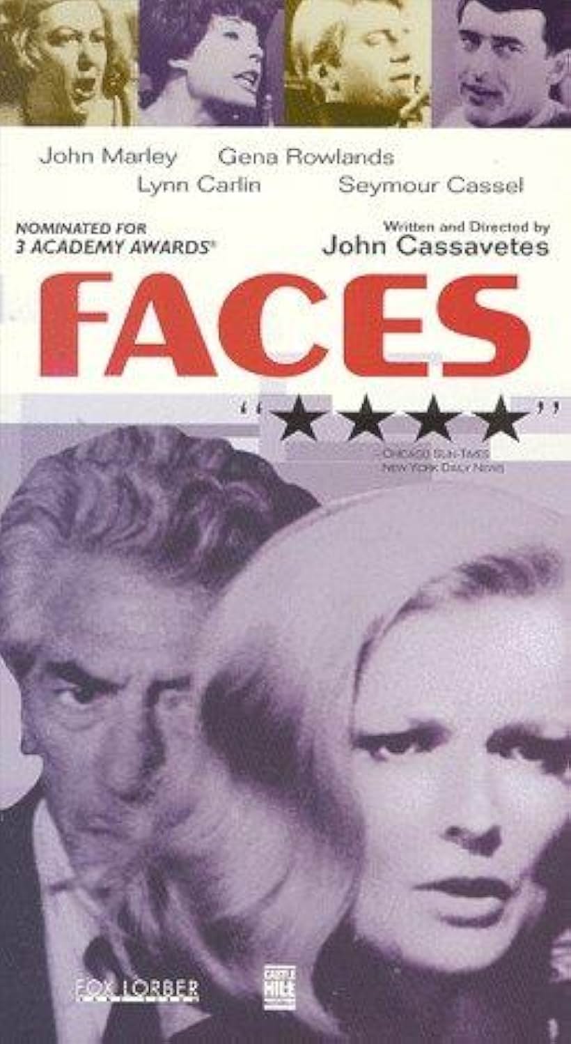 Gena Rowlands, Lynn Carlin, Fred Draper, and John Marley in Faces (1968)