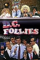 Leslie Nielsen, Fred Willard, and The Krofft Puppets in D.C. Follies (1987)