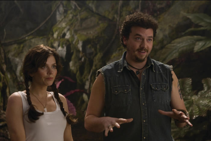 Anna Friel and Danny McBride in Land of the Lost (2009)