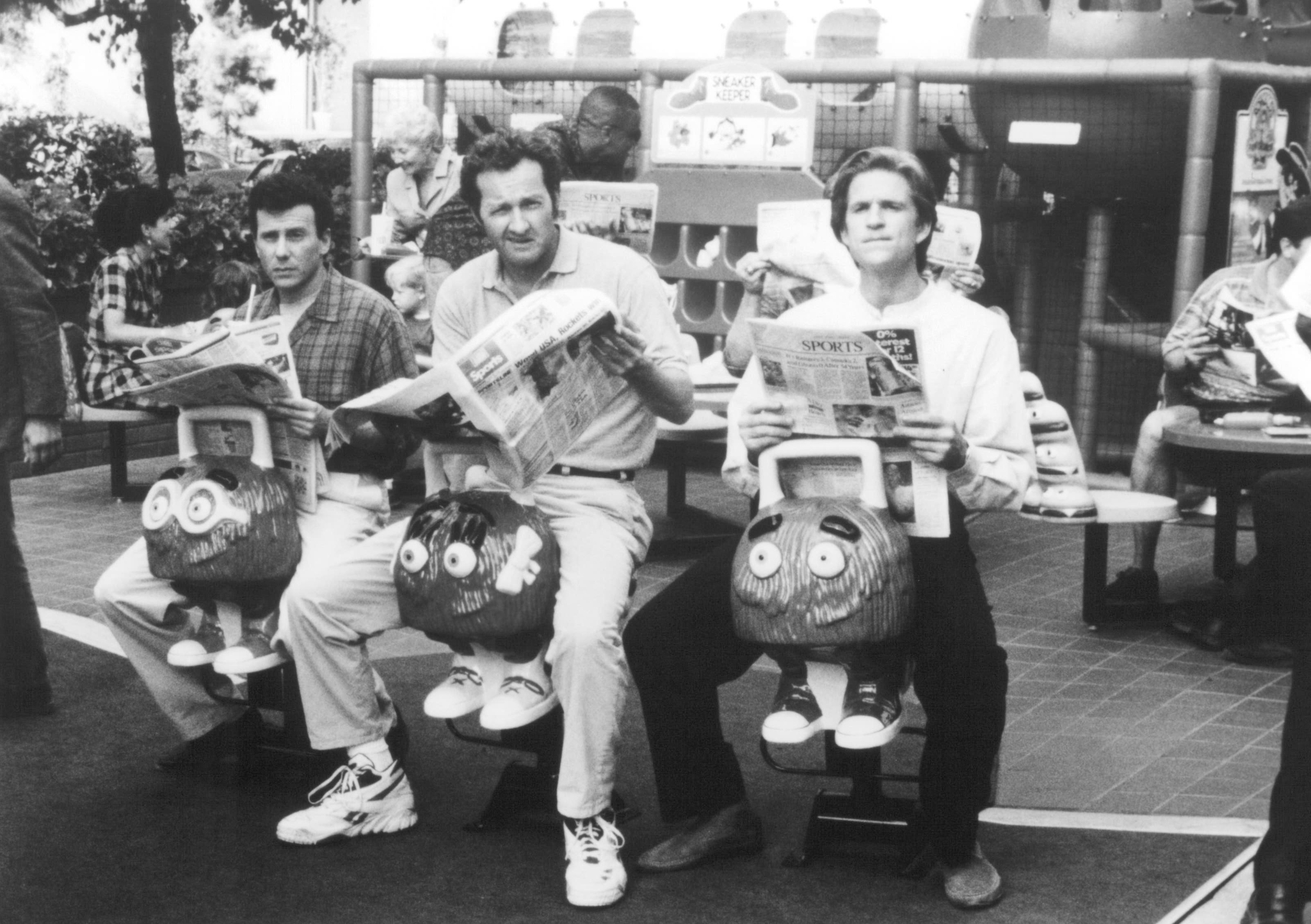 Matthew Modine, Randy Quaid, and Paul Reiser in Bye Bye Love (1995)