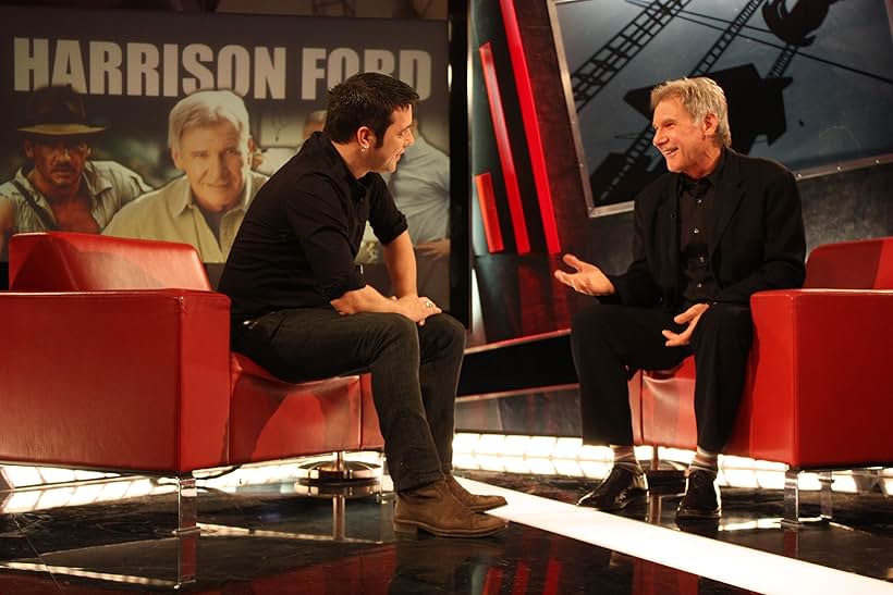 Harrison Ford and George Stroumboulopoulos in The Hour (2004)