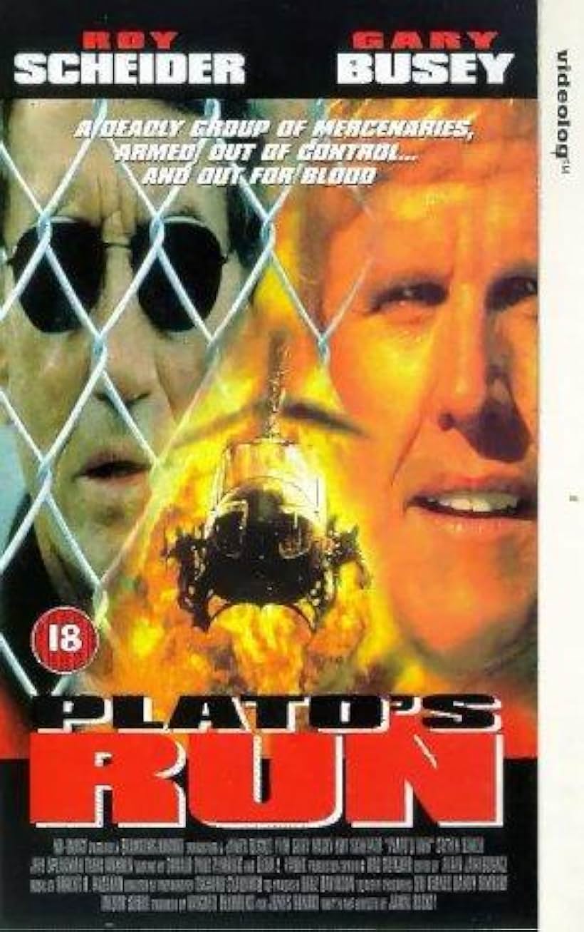 Gary Busey and Roy Scheider in Plato's Run (1997)