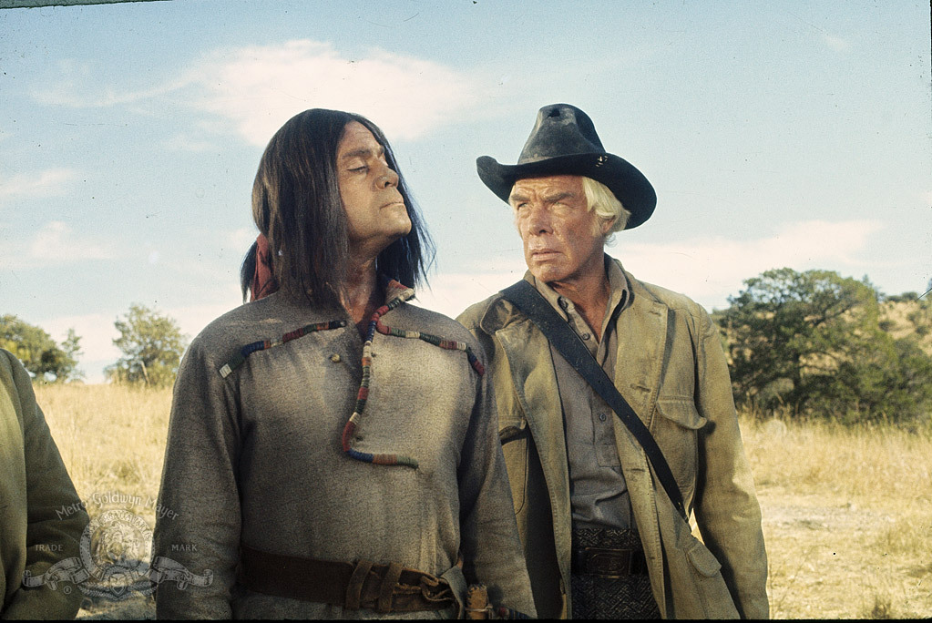 Lee Marvin and Oliver Reed in The Great Scout & Cathouse Thursday (1976)