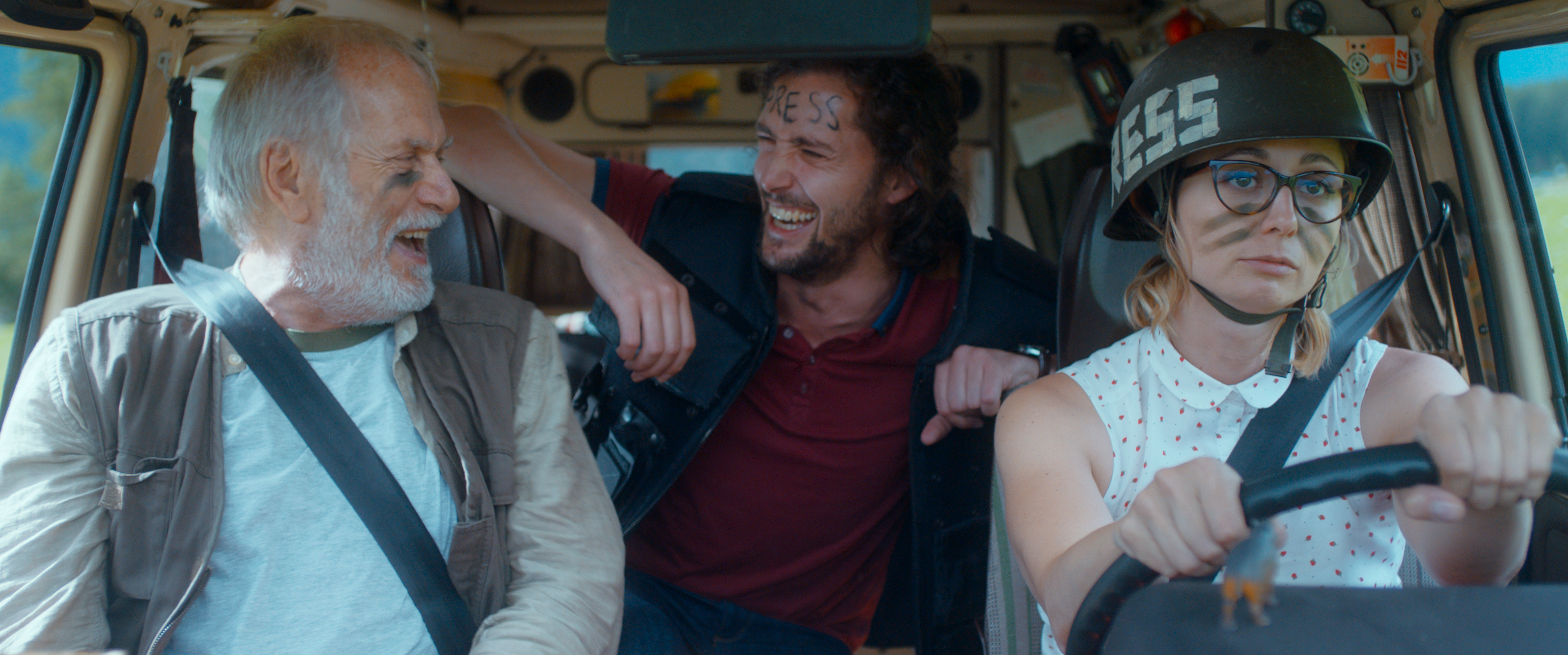 Luigi Diberti, Anna Ferzetti, and Nicola Mastroberardino in Finding Camille (2017)