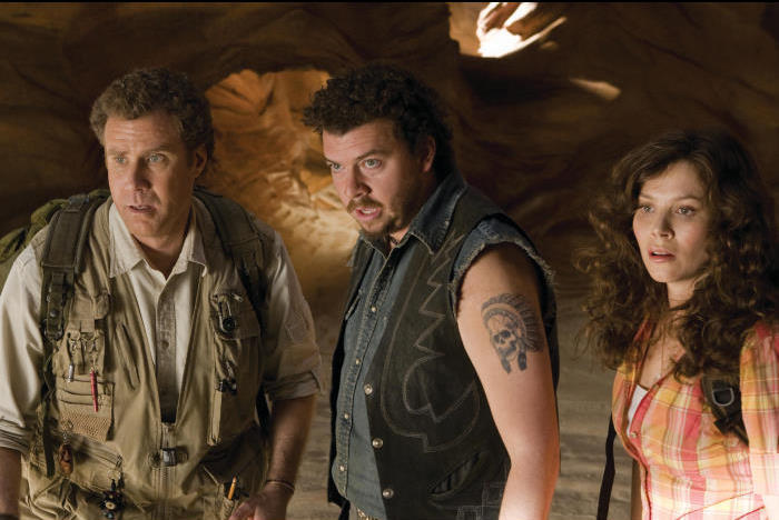 Will Ferrell, Anna Friel, and Danny McBride in Land of the Lost (2009)