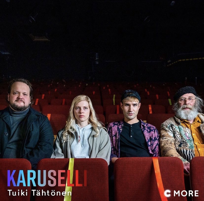 Vesa Vierikko, Eric Barco, Saara Kotkaniemi, and Kalle Lamberg in Karuselli (2021)