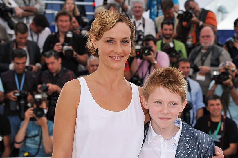 Cécile de France and Thomas Doret at an event for The Kid with a Bike (2011)