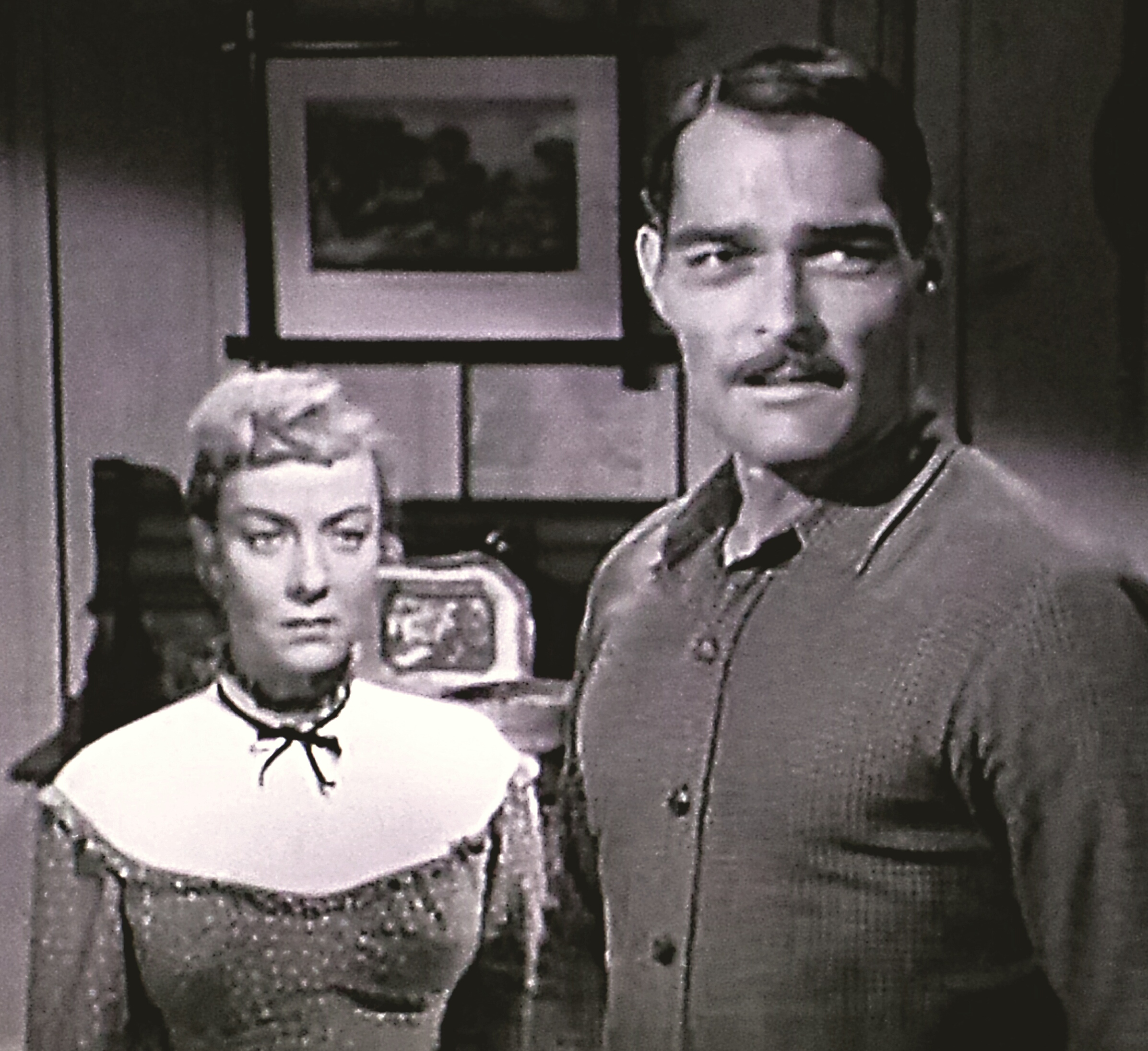 John Russell and Audrey Totter in Cheyenne (1955)